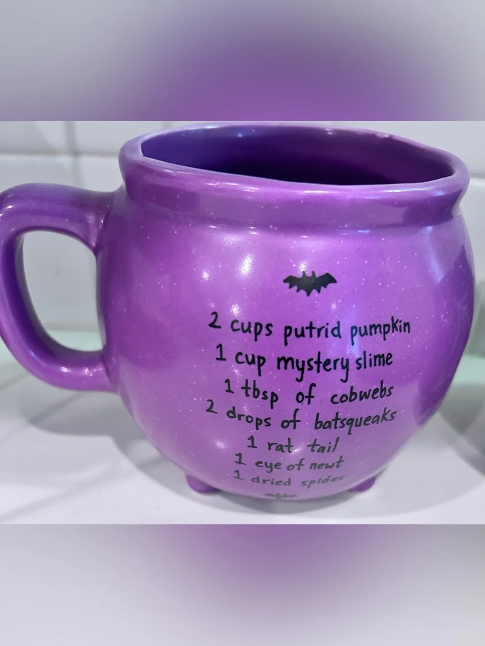 NWT Rae Dunn & Sprtiz Halloween Cauldron Shaped Mug Set